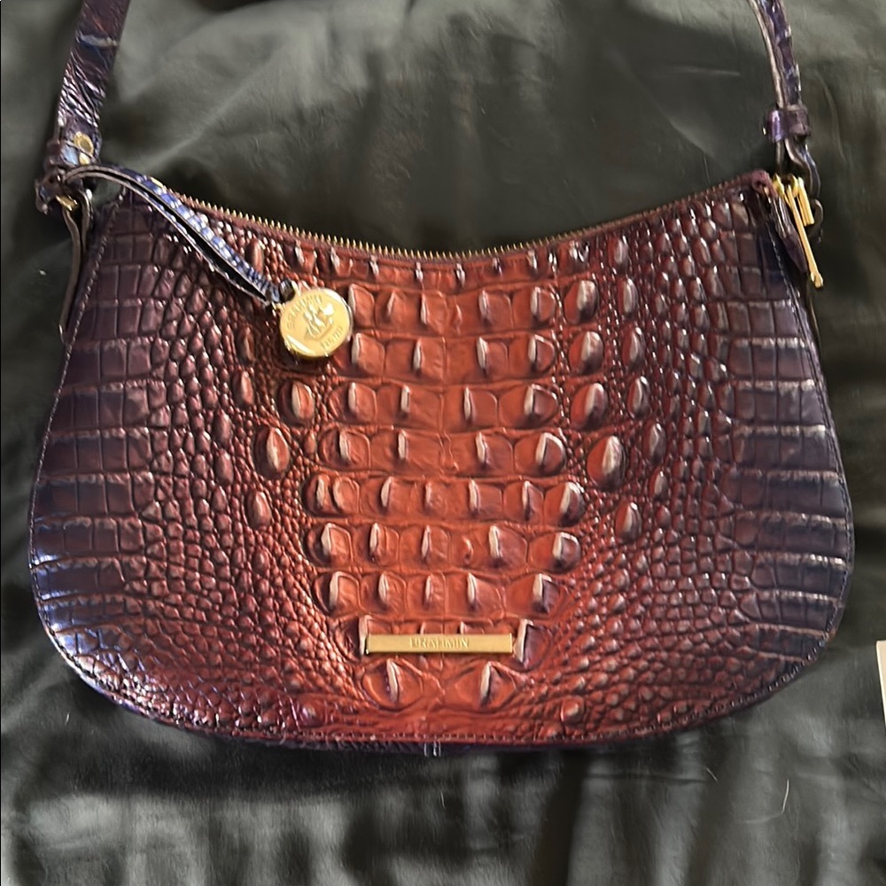 Elegant Crocodile Embossed Bag in Dawning Ombré Melbourne